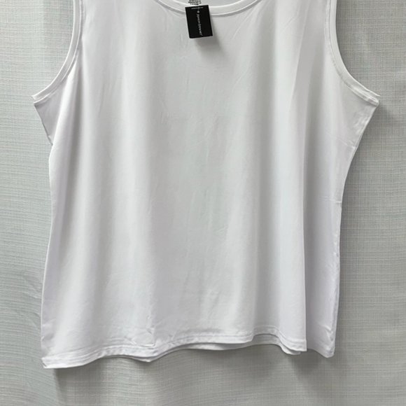 Ashley Stewart Basic White Cami - NWT- 26/28 - Picture 2 of 6